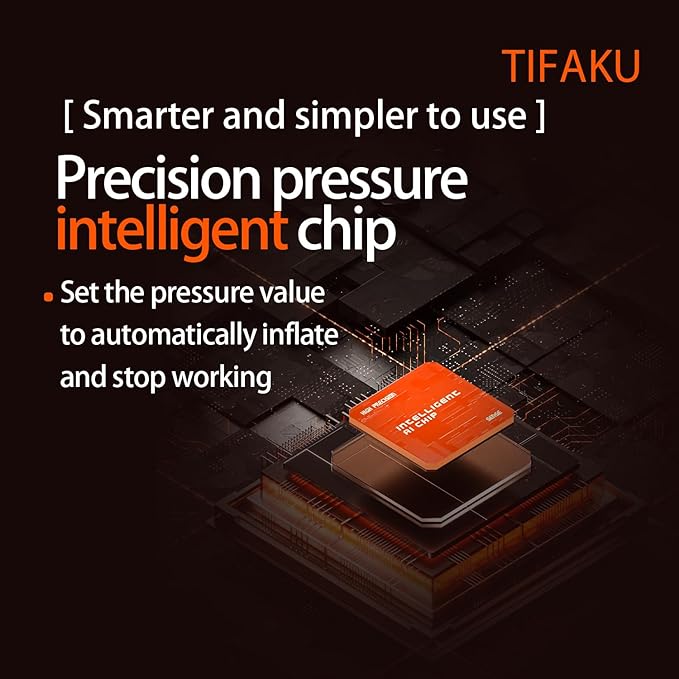 Tire Inflator Portable Air Compressor25000mAh, 4X Fast Air Pump for Car Tires, 150PSI Electric with Digital Pressure Gauge/LED Light/Power Bank, Bike Pump/Motorcycle/Ball/Car Accessories