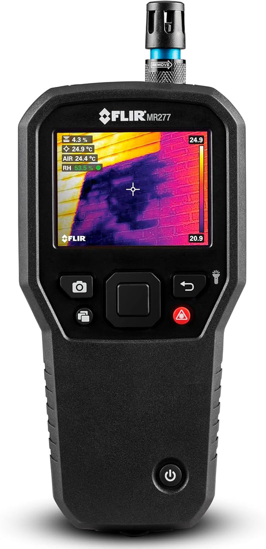 FLIR MR277 Moisture Meter, MSX IR Camera & Hygrometer for Building Inspection