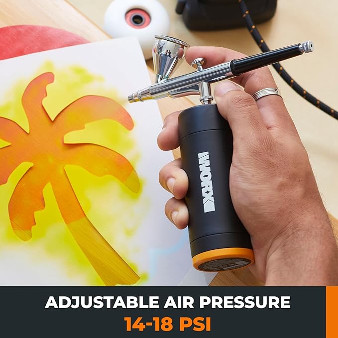 5 Pcs Crafting Tool Deluxe Combo Kit - Mini Rotary Tool, Mini Heat Gun, Air Brush, Soldering Iron, Angle Grinder with 20V 2Ah Power Share Battery, Hub & 41-Piece Accessories