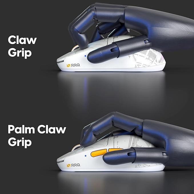 Pulsar x RRQ X2H Wireless Gaming Mouse, Limited Color Edition, Ultra Lightweight 1.90 oz (54 g), Symmetrical, Optical Switch, 26000 DPI, PAW3395 Sensor (Medium, RRQ Edition)