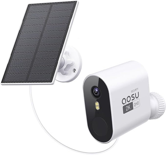AOSU SolarCam Pro System Add-on Camera – Expand Your System - Requires Homebase to Use (NOT for Standalone Use)