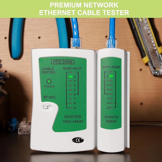 RJ45 Crimp Tool Pass Through Ethernet Crimping ToolKit Cat6 Cat5e Cat6a RJ45 Crimper