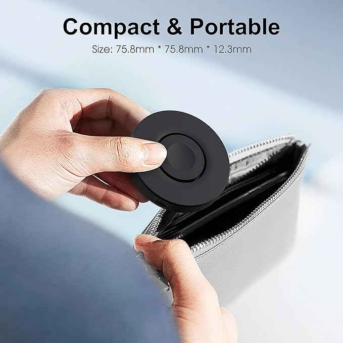 Upgrade Charging Stand for Apple Watch, Magnetic Wireless Foldable Watch Charger Stand with Charging Cord, Supports Nightstand Mode, Compatible with iWatch Series10 9 8 7 SE 6 5 4 3 2/Ultra 2-Black