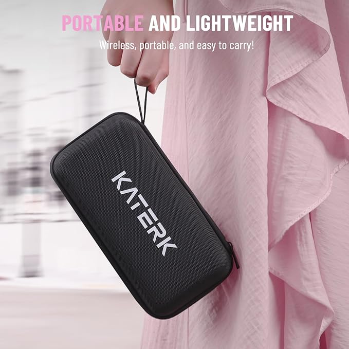 Katerk Cordless Rotary Tool Kit, 3.7V Mini Rotary Tool with 5 Speed and 70PCS Accessories, 20000RPM, USB Charging Multi-Purpose Power Tool for Engraving, Sanding, Drilling, Polishing, Cutting, Pink