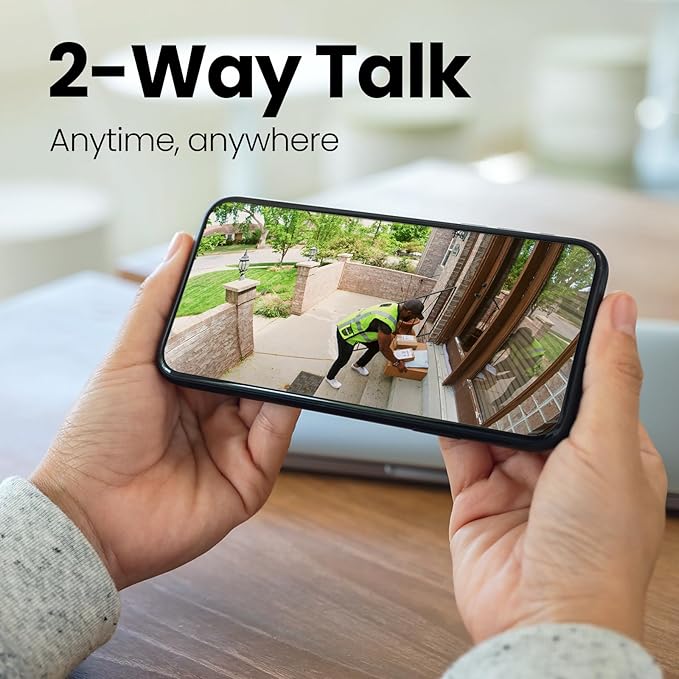 VIMTAG Security Camera Outdoor 2.5K, 2.4G/5G Smart Wi-Fi Cameras for Home Security with Color Night Vision, Motion Activated Spotlight/Siren, IP66,2-Way Audio, Cloud/512G SD Card Storage,Wired, Black