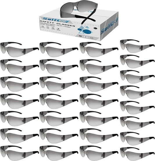 Safety Glasses Ansi Z87.1 Clear Safety Glasses Bulk Impact Resistant Lens Protective Eyewear for Men Women
