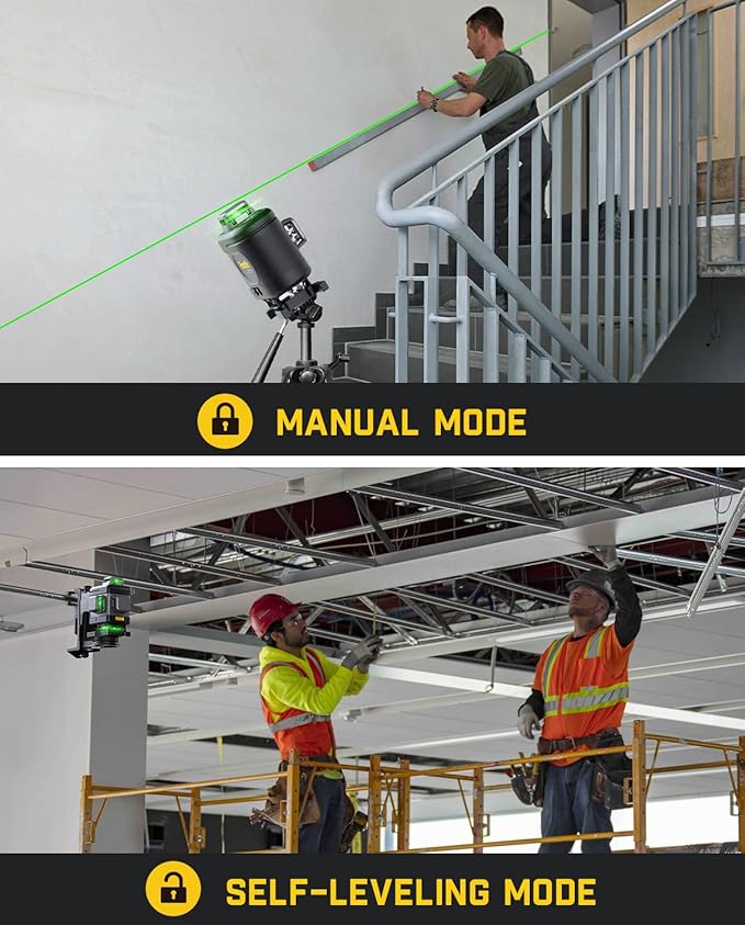 Fanttik D16 APEX Professional Laser Level 4 x 360°, 16 Lines Self-Leveling Cross Line Laser with LED Screen for Construction, 5200 mAh Battery Rechargeable, Magnetic Support and Shoulder Bag