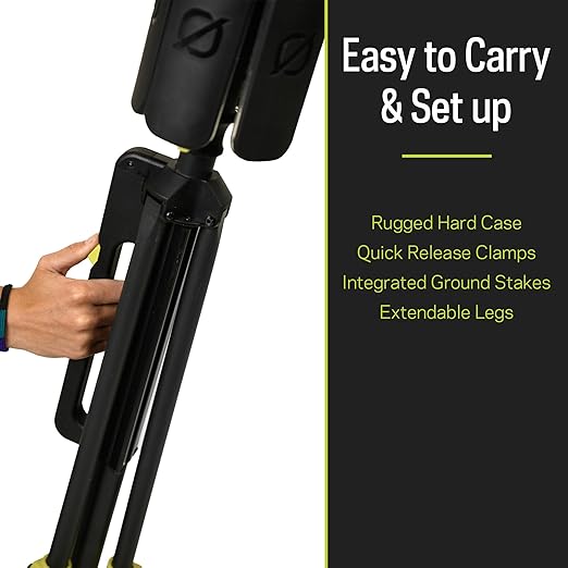 Goal Zero Skylight – 6000-Lumen Portable Telescoping LED Light Provides 300’ of Lighting, Adjustable 4’-12’ Height –Use for Camping, Tailgating, Outdoor, Work & Jobsite