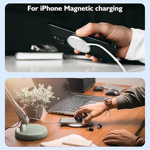 [MFi Certified ]iPhone 16 Magnetic Charger,6FT USB C i Phone 16 Wireless Charging Pad & Fast PD USB C Charging Block,Fast i Phone Apple Mag-Safe Charger for iPhone 16/16 Pro/Pro Max/15/14/13/12 Series