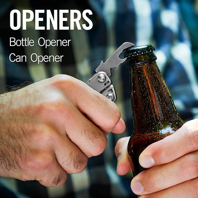 LEATHERMAN, Sidekick Pocket Size Multitool with Spring-Action Pliers and Saw, Stainless Steel with Nylon Sheath