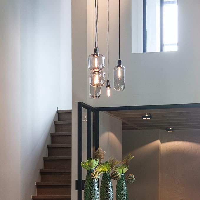 Long T10 LED Bulb, 7.3in Vintage Edison Dimmable Bulb 6W 2700K Warm White Tubular Bulbs, E26 Medium Base Clear 600LM 60W Equivalent for Cylinder Pendant Wall Sconces Chandelier Vanity 6Pack