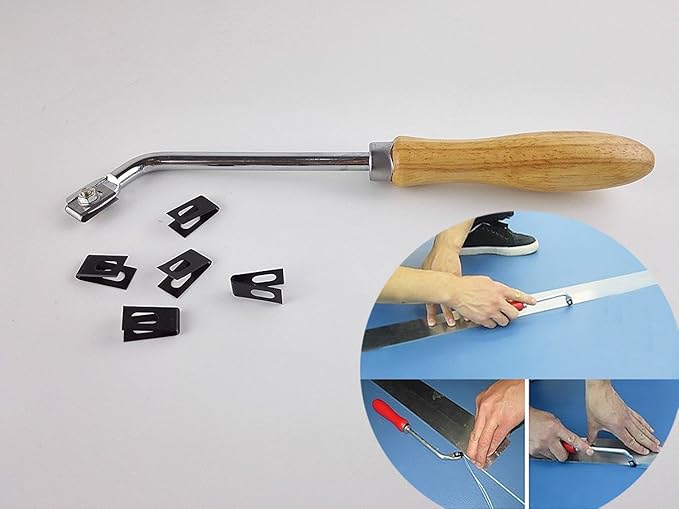 Beyondlife 1600W Plastic Welder Welding Tool Heat Heating Gun Torch Hot Air Pistol PVC Welder Machine Kit Set, with Butterfly Flooring Welding Kit and Convenient Carry Case