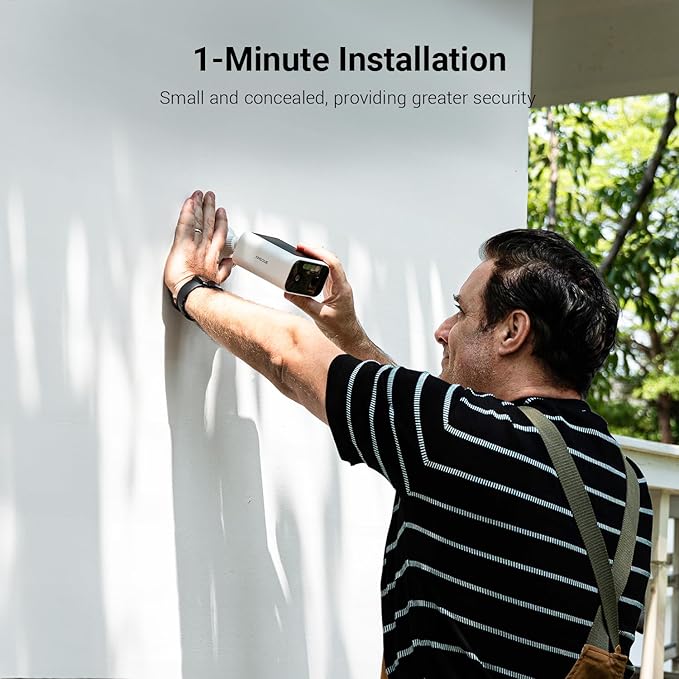 2K Security Cameras Wireless Outdoor, Color Night Vision, 365-Day Battery Life, No Subscription, Local Storage, Two-Way Audio, Solar Powered, Custom Alarm Zones, 2 Cam Kit