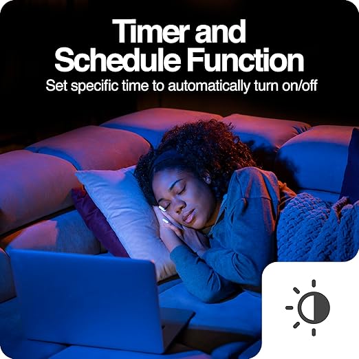 Intermatic ABRA Wi-Fi Smart Plug - Voice Control w/Siri, Alexa & Google Home, Energy Monitoring, Built-in Bluetooth® Mesh Gateway for Optional ABRA Surface Switch and More, 2.4 GHz Wi-Fi Required