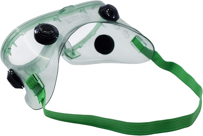 EISCO Safety Goggles - Indirectly Vented, Anti-Fog, UV Protection - Flexible Frame - Ideal for Lab Use - Fits Over Eyeglasses