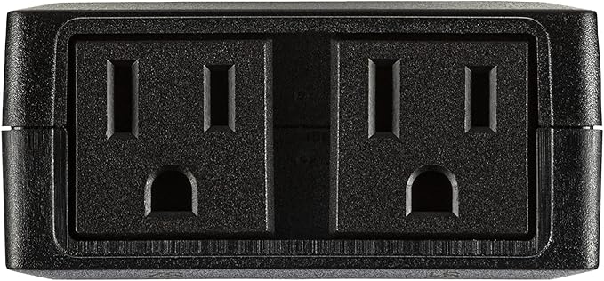 JONATHAN Y PLG1003A Outdoor Smart Dual Plug, WiFi Remote App Control, Alexa, Google Home Assistant Compatible, No Hub Required