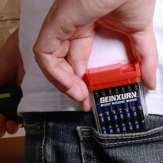 Impact Hex Screwdriver Bits Set,45 Pcs 2" Magnetic Metric(4 mm, 5 mm, 6 mm) S2 Steel Multi Driver Bits with Storage Colorful Box