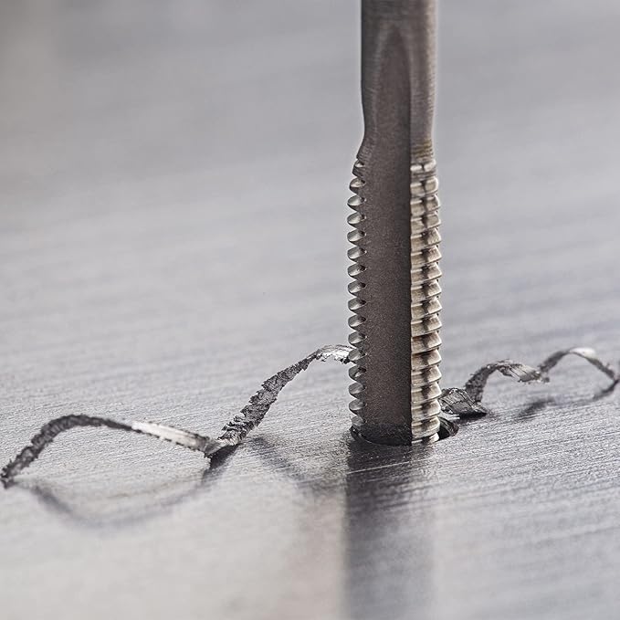 80pcs Tap and Die Set, SAE & Metric Tap Die Wrench Set, Metric Standard M3 to M12 Coarse Fine Rethreading Threads Bits for Cutting External and Internal Threads, NC, NF, NPT Repair Tools