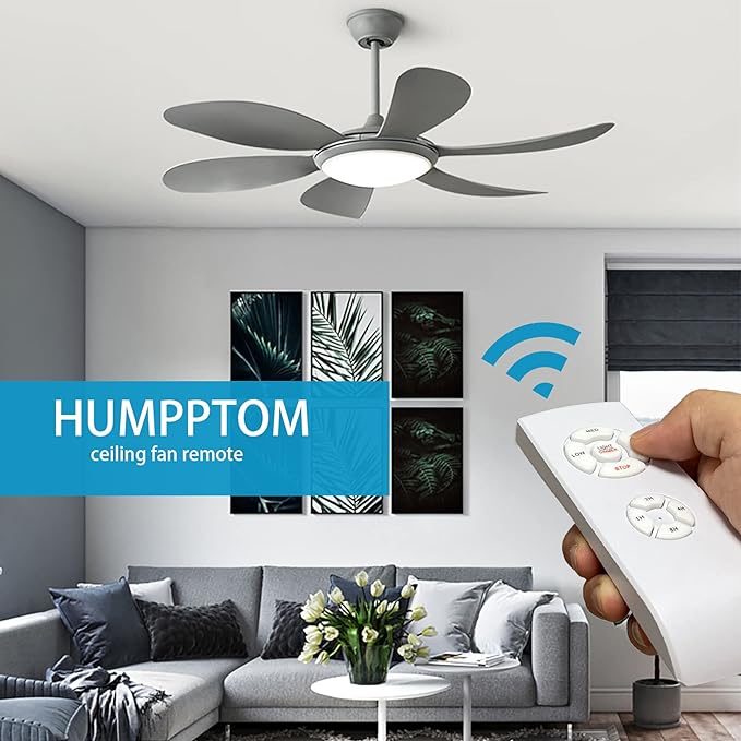 2 Pack Fan Remote Control Kit, Small Size Receiver Ceiling Fan Remote Control Control for Hunter/Harbor Breeze/Westinghouse/Honeywell/Other Ceiling Fan Humpptom Small Size