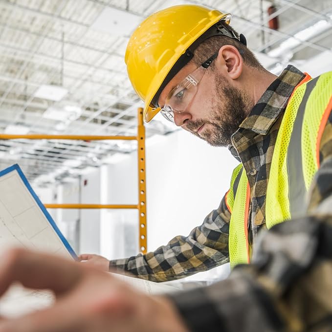 Clear Safety Glasses Bulk of 80,ANSI Z87.1 Impact Resistant Lens Eye Protection for Lab,Construction