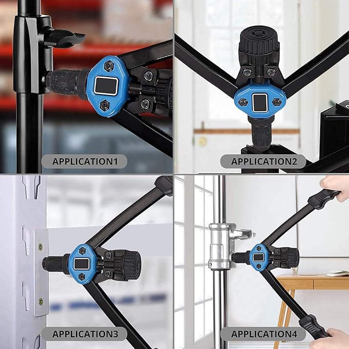 Rivet Nut Tool Set, 13” Rivnut Tool Kit with 11 Metric and SAE Mandrels, 150Pcs Rivet nut Assortment Kit, and Rugged Carrying Case