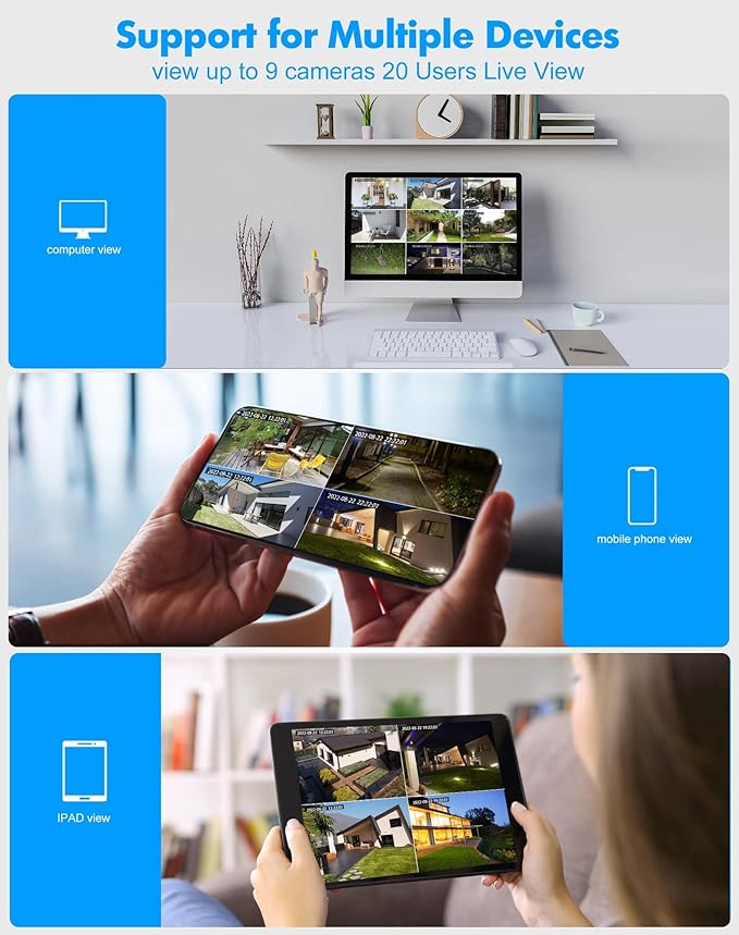 LaView 4MP 4G LTE Cellular Security Camera Outdoor Wired Starlight Color Night Vision,2K Cameras for Home Security AI Human Detection & Auto Tracking, IP65 Outdoor Camera 2-Way Audio, US Cloud