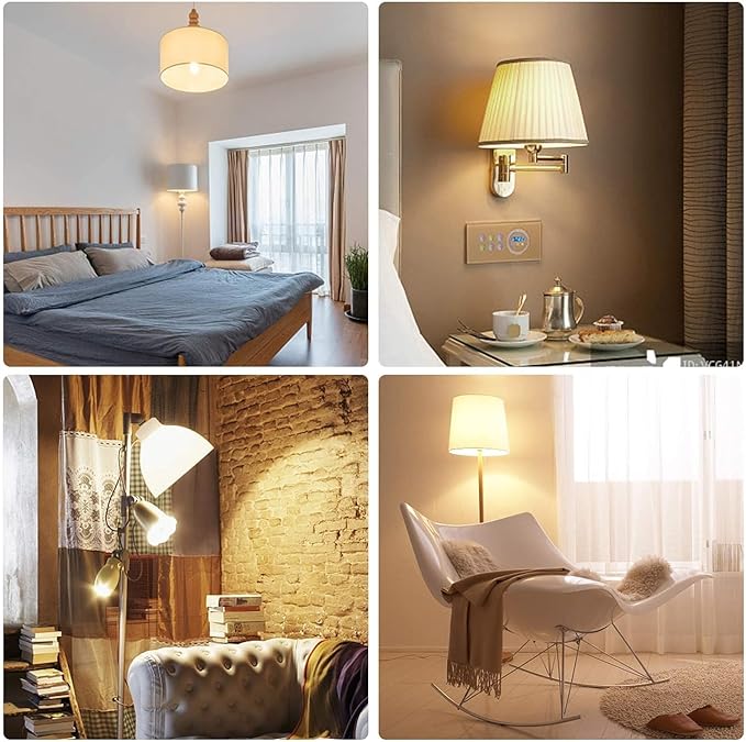 ENERGETIC SMARTER LIGHTING Dimmable A21 LED Bulb, 2600LM Super Bright Light Bulbs, 20W=150W, Warm White 3000K, UL Listed, E26 Base, Damp Rated, 2 Pack