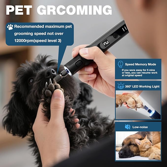 SHALL Cordless Rotary Tool Kit, 3.7V Mini Rotary Tool with 5 Speed and 104 Accessories, Multi-Purpose Power Engraving Tool for Sanding, Cutting, Carving, Drilling, Polishing, DIY Crafts - Type-C