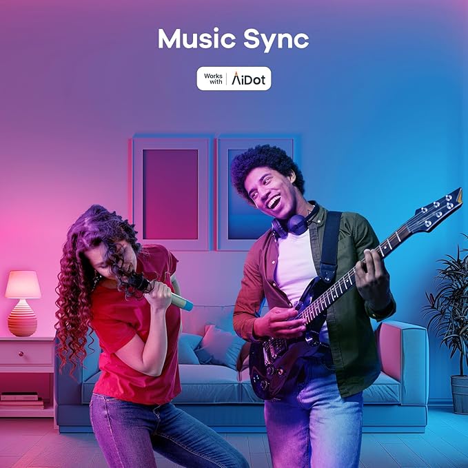 OREiN Matter Smart Light Bulb, 1600 Lumens 100W Equivalent Smart Light Bulbs, Color Changing Light Bulbs Work with Apple Home, Alexa, Google Home, SmartThings, A21 Smart Bulbs 2.4Ghz WiFi, 2Pack