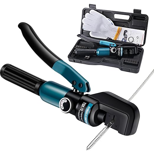 Steel DN Mate Upgrade Hydraulic Crimping Tool/Hydraulic Crimper with 9 Dies for Stainless Steel Cable Railing System, Cable Railing Hardware Hydraulic Crimping Tool DC03