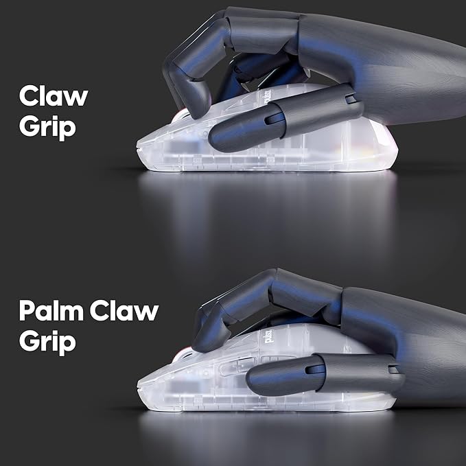 Pulsar Gaming Gears - Super Clear Limited Edition: X2H Mini Wireless Gaming Mouse, Symmetrical, Ultra Lightweight 1.83 oz (52g), PAW3395 26k DPI Optical Sensor, Optical Switch (Mini, Super Clear)