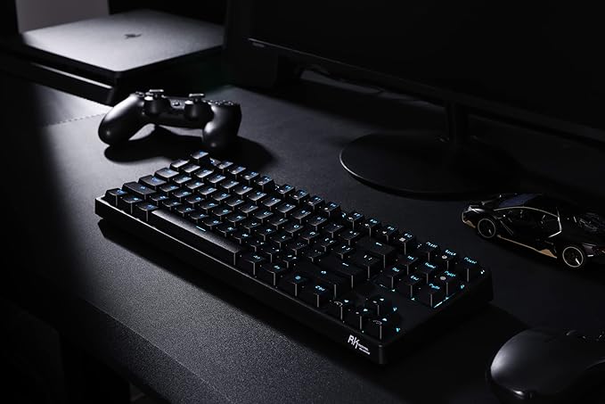RK ROYAL KLUDGE RK87 Sink87G RGB Wireless TKL Mechanical Gaming Keyboard, 87 Keys No Numpad Tenkeyless Compact 2.4G Wireless Keyboard with Tactile Brown Switches, Exceptional Macro Settings