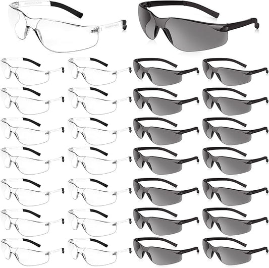 Safety Glasses for Men Women ANSI Z87.1 Safety Glasses Bulk Protective Eyewear Scratch-Resistant