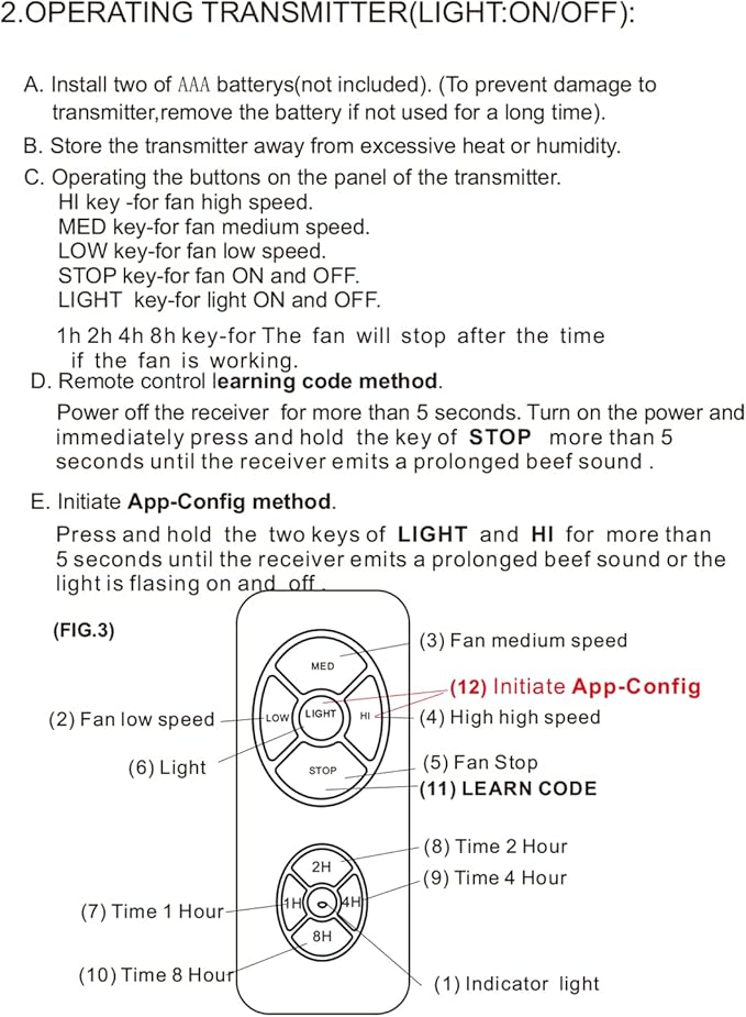 Universal Smart WiFi Ceiling Fan Remote Control Kit, Compatible with Alexa, Google Assistant and Smart Life App, No Hub Required Small Size WiFi KIT