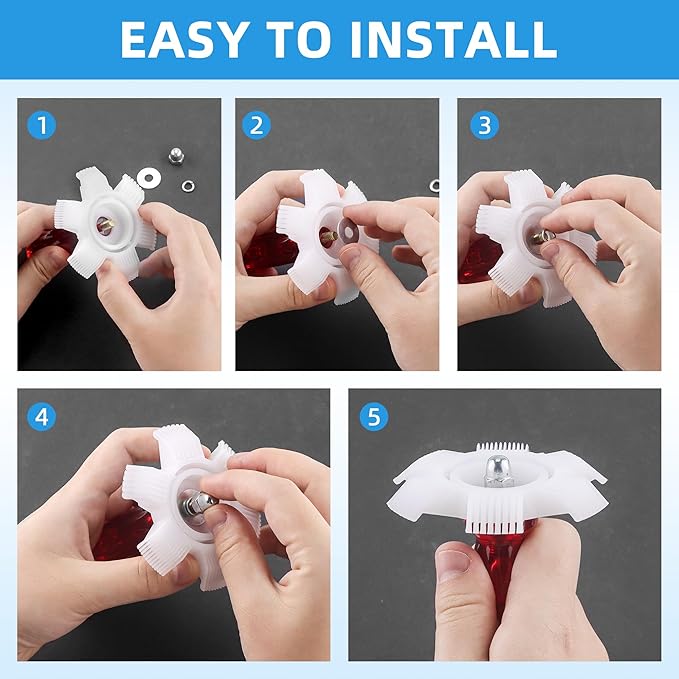 AMI PARTS 3 PCS Air Conditioner Fin Comb Condenser Fin Straightener Include FCR6 Fin Comb, Plastic Air Conditioner Fin Comb and Metal Radiator Fin Comb for Air Conditioner Condenser