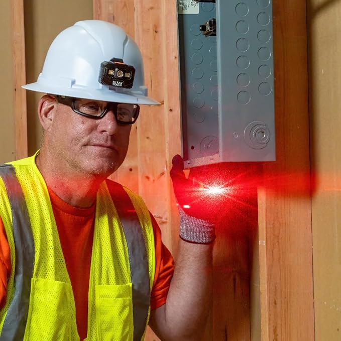 Klein Tools 93PTL Magnetic Pocket Laser Level, Bright Red Leveling and Alignment Tool, 3 Bubble Vials, 360-Degree Wall Attachment, Picture Hanging