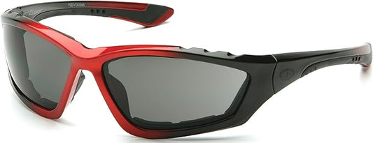 Pyramex Safety SBR8720DTP Accurist Black/Red Gray Anti-Fog