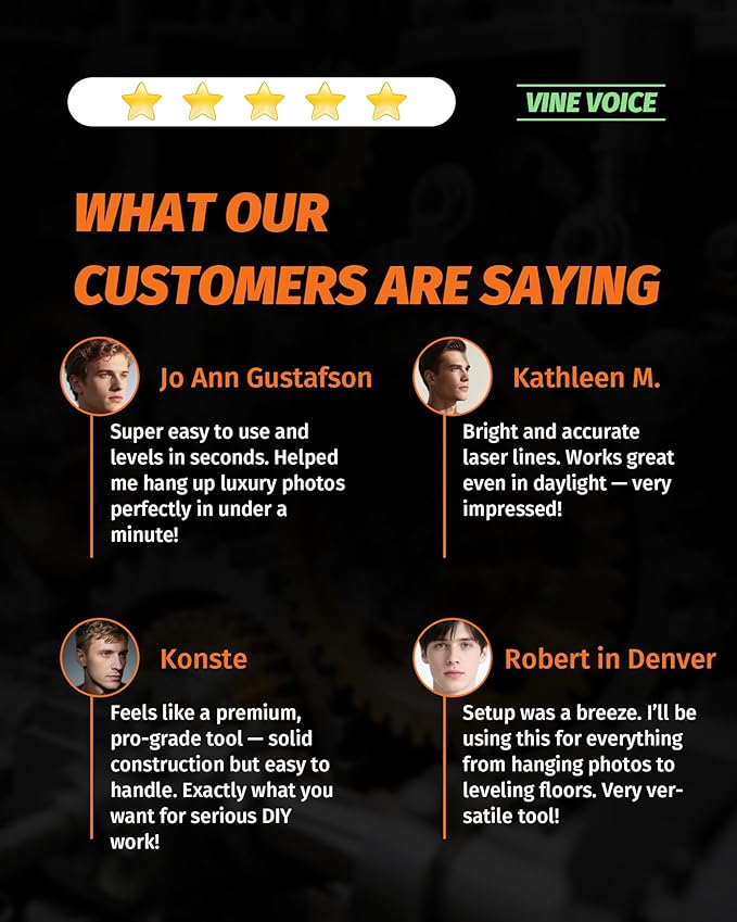 16-Line Laser Level 360° Self-Leveling Pro, 4x360° 4D Bright Green Cross Line Professional for Construction, Vertical & Horizontal, Accuracy ±1/16" at 23 ft, Remote Controller, 5200mAh Battery