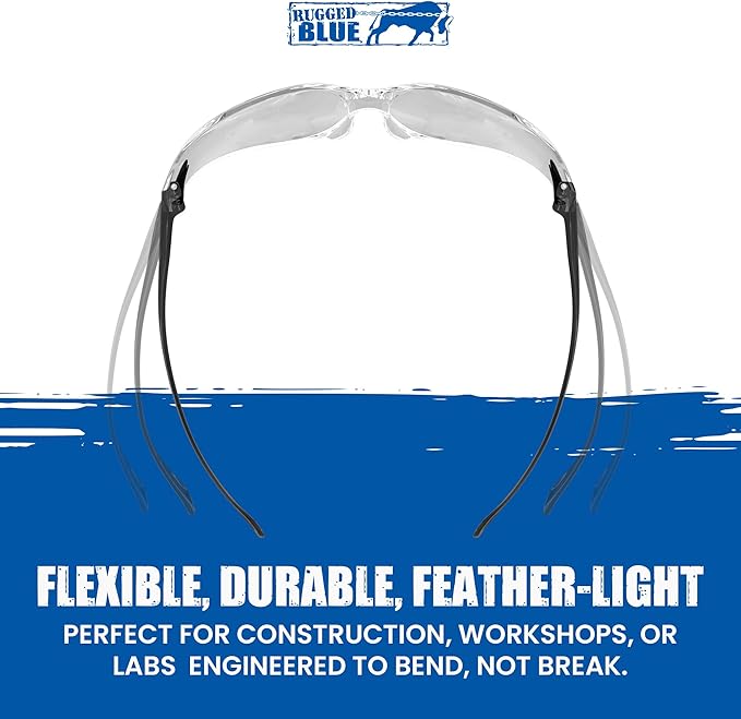 Work Safety Glasses For Men | Ansi Z87 Certified Safety Goggles For Shooting Range | Anti-Scratch Outdoor Glass