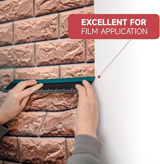 FOSHIO Wallpaper Smoothing Tool Kit, Wallpaper Smoothing Brush, Seam Roller, Paste Brush, Wallpaper Scraper Tool, Wallpaper Tools for Peel and Stick, Contact Paper, Vinyl, Window Film Application Kit