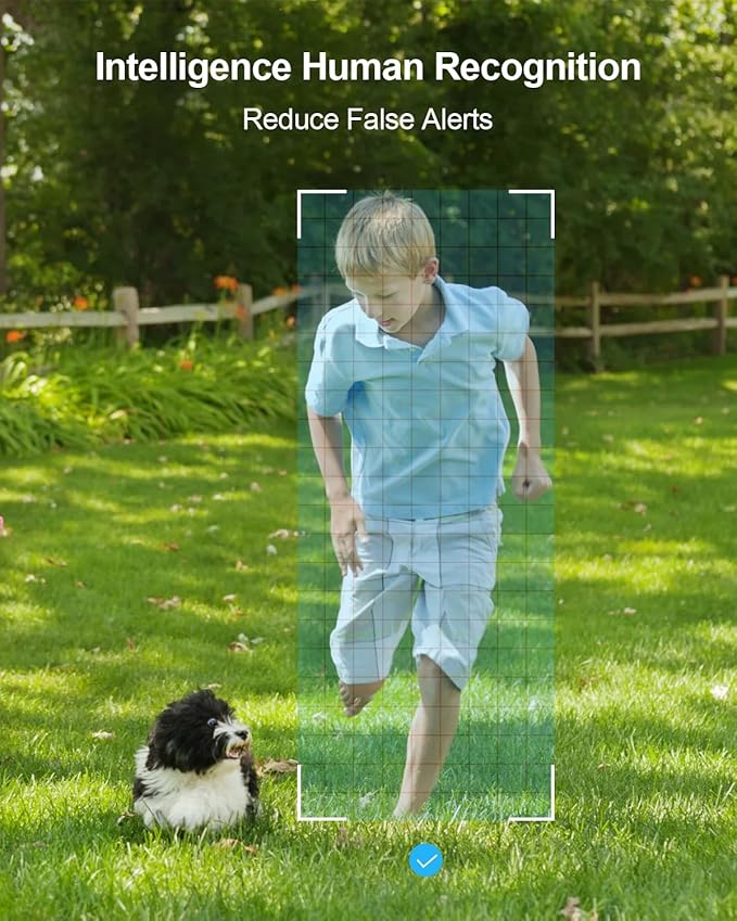 ANRAN Security Cameras Wireless Outdoor,2K 3MP Battery Powered Indoor Home Security Camera with AI Motion Detection & Color Night Vision,2-Way Talk Spotlight Siren Alarm, Work with Alexa,Waterproof