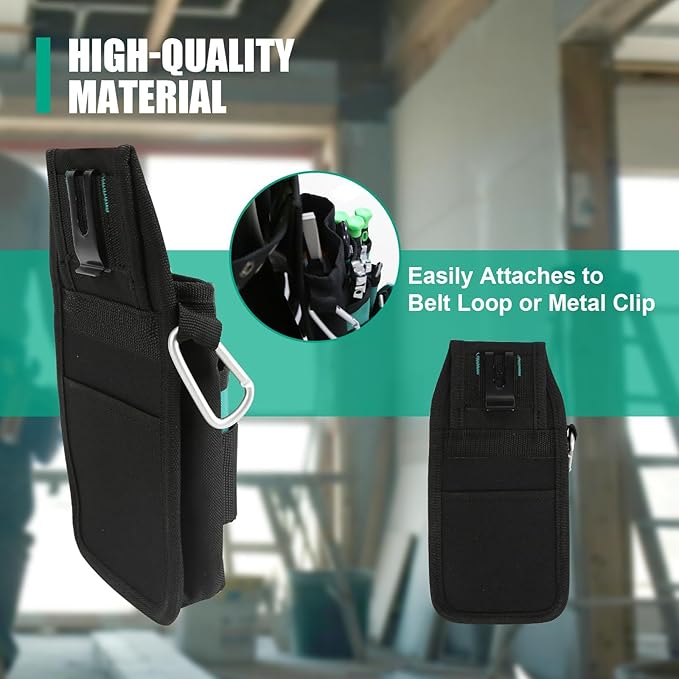 Prowin 7 Pockets & Loops Professional Tool Pouch Wrapping Oxford Cloth Pouch Bag Organizer Durable Hardware Utility Bags