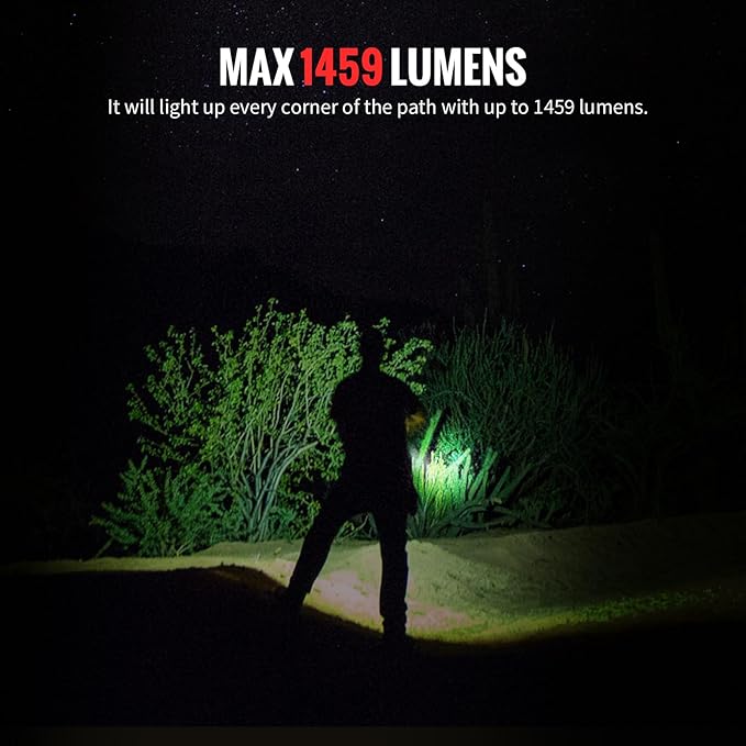 ThruNite Archer Pro S EDC Flashlight - Customized Edition with 704 Tactical, 1459 High Lumens Cool White LED, USB-C Rechargeable Flashlight with Tail Switch for Camping & Outdoor Use