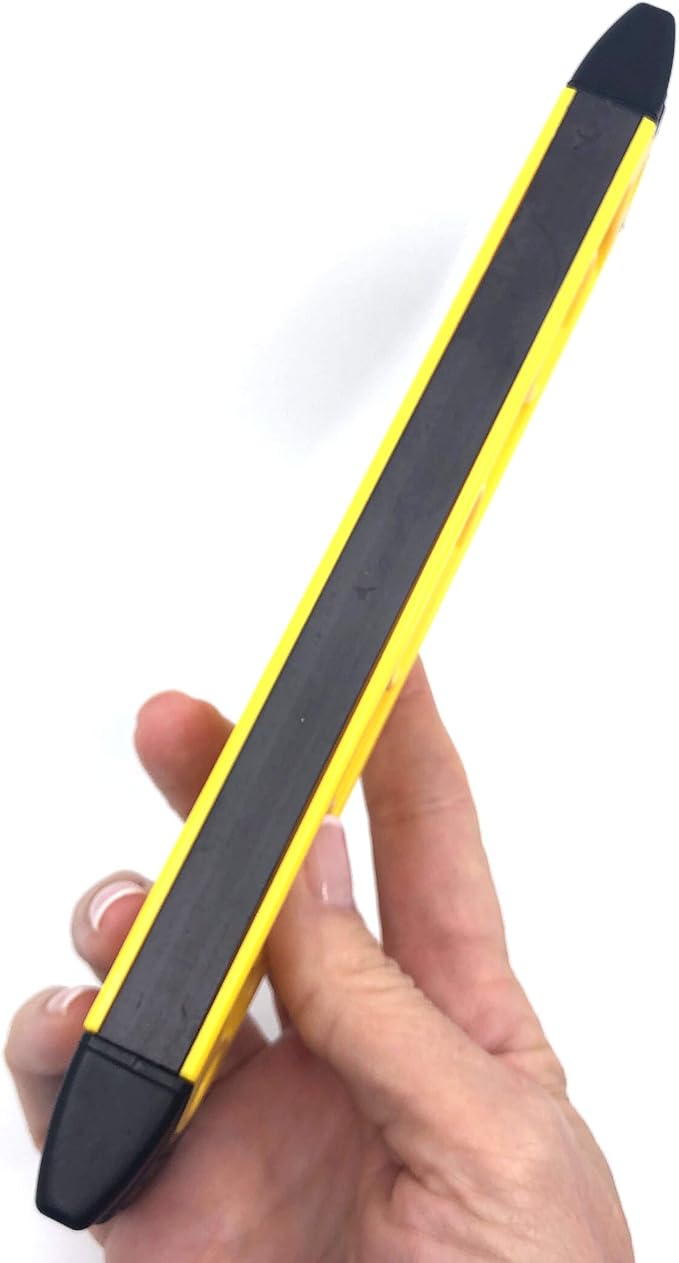 Swanson Tool TL021M 9 In. Speedlite Magnetic Torpedo Level with Rubber End Caps, yellow