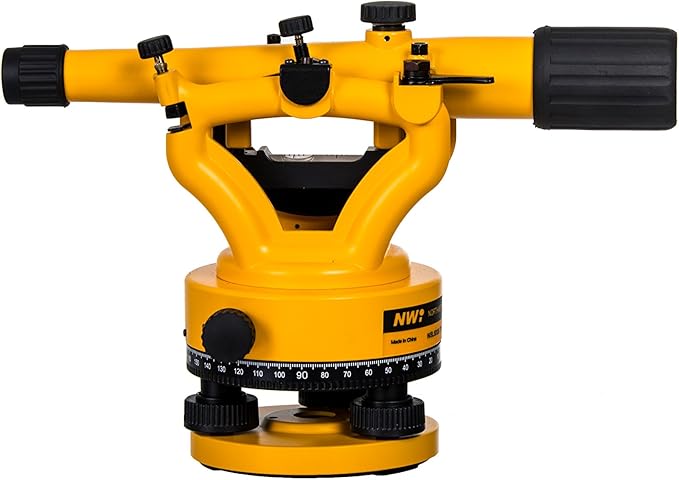 NWI NSLP500B Siteline Transit/Level Package – 20X Magnification, 200ft Range, ±45° Transit, 1/4" Accuracy at 100ft