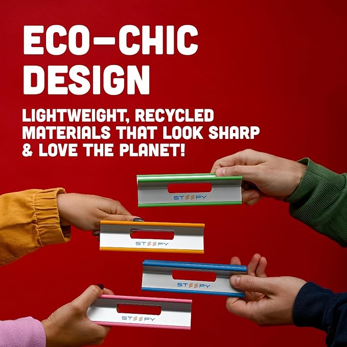 Steepy Portable Laptop Riser - 3 Height Adjustable Stand for Desk or Laptop