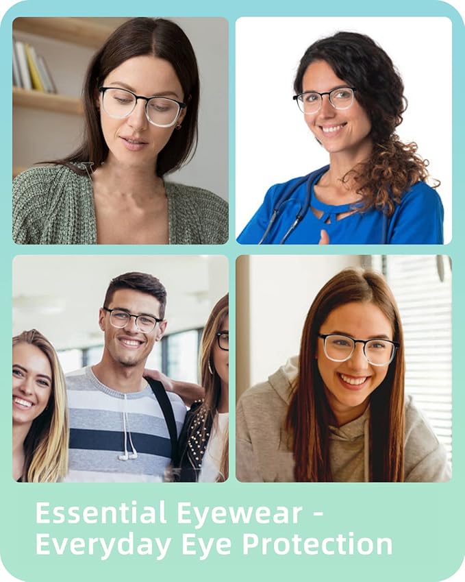 LianSan Oversize Anti-Fog Safety Glasses for Nurses, Z87.1 Certified Goggles for Women, Square UV Protection