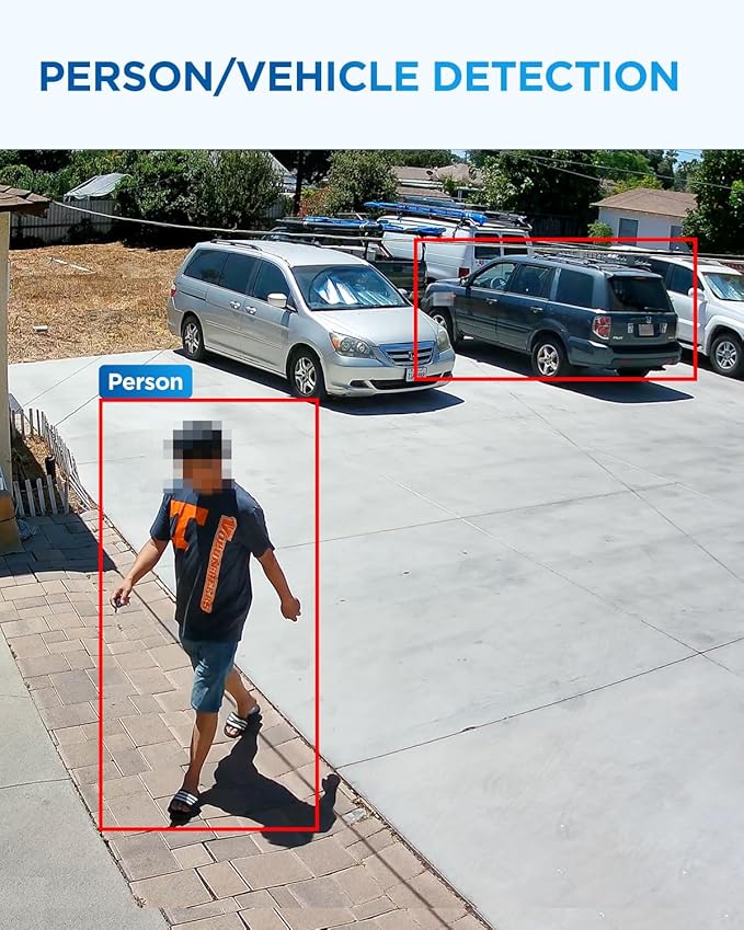 4COVR 4MP PoE Security Camera, Outdoor Vandal Wired Surveillance Dome IP Camera with Mic, IK10 Vandal-Proof IP67, AI Human/Vehicle Detection, 100ft IR Night Vision, 2.8mm Lens, LY54AX4MA(NOT PTZ)