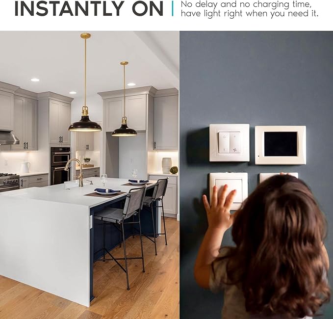 LUXRITE A19 LED Bulb 75W Equivalent, 1100 Lumens, 3500K Natural White, Dimmable Standard LED Light Bulbs 11W, Enclosed Fixture Rated, Energy Star, E26 Medium Base - Indoor and Outdoor (4 Pack)