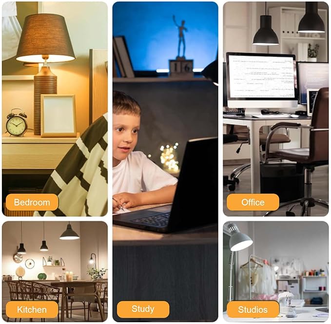 4pcs LED Light Bulb 200w Equivalent 2500 Lumen 6000K Cool Daylight White 20W E26/E27 Base Non-dimmable Ceiling Fan Led Light Bulb for Home Garage Warehouse Indoor Outdoor Led Corn Bulb